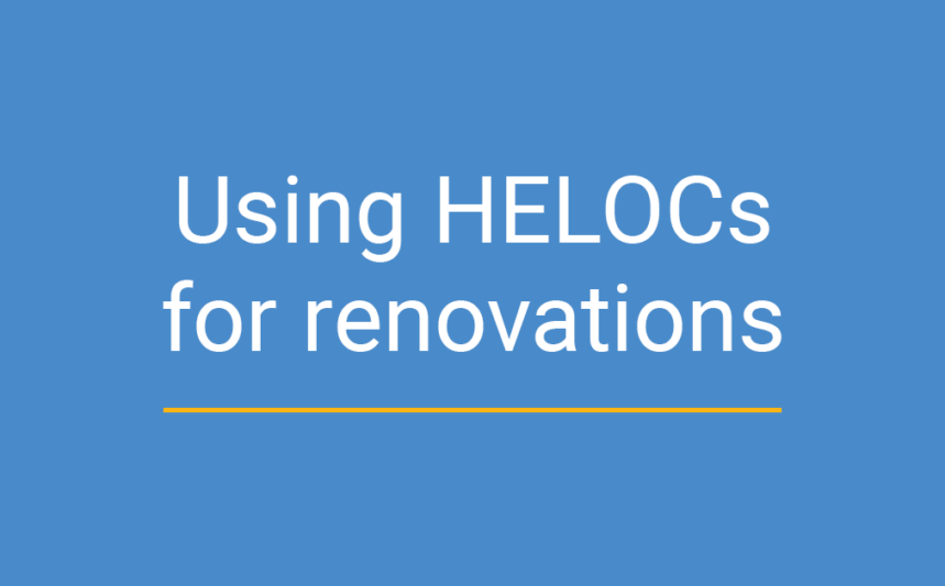 HELOC home renovations