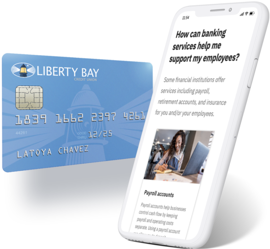 Liberty Bay Credit Union Business Debit Card