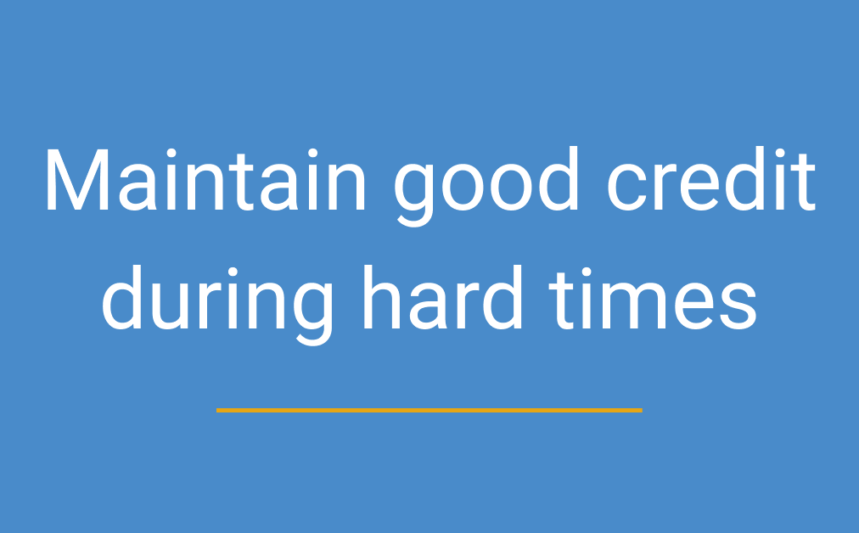 maintaining good credit