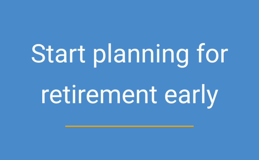 start retirement planning