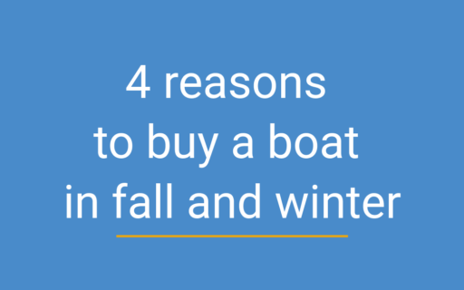 why buy a boat in fall and winter